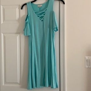 Simply Southern Cold Shoulder Dress